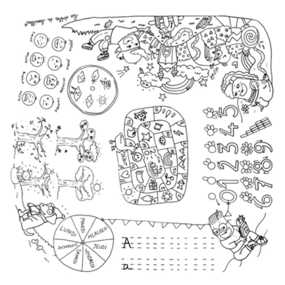 Τραπέζι με επιφάνεια χρωματισμού - Καλλιτέχνης